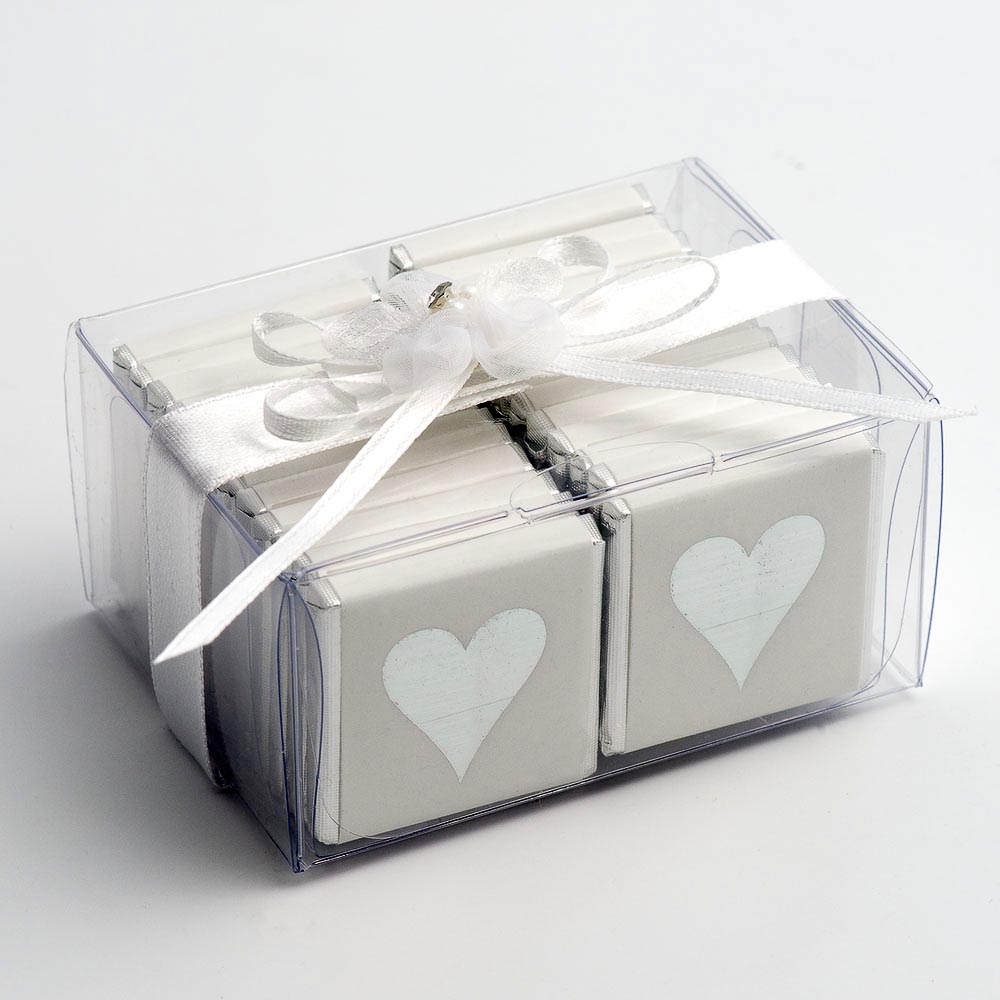 Luxury DIY Wedding Favour Gift Boxes Transparent PVC Clear