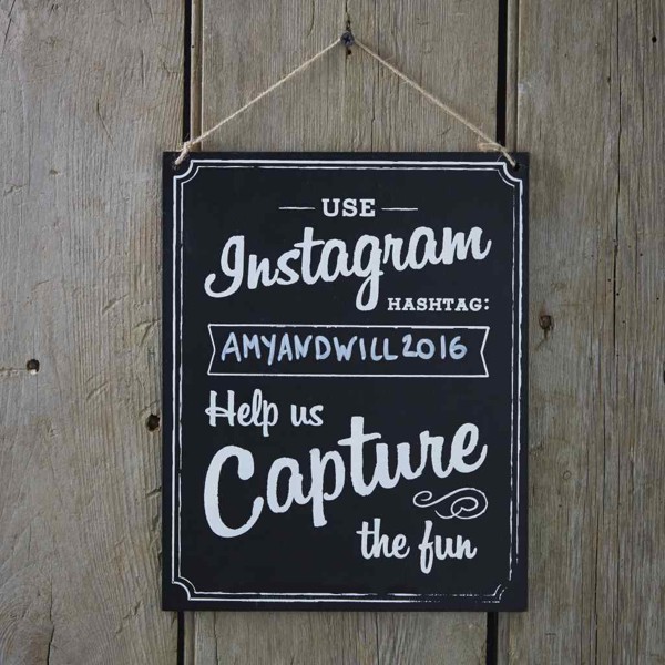 Picture of Large Wooden Instagram Sign