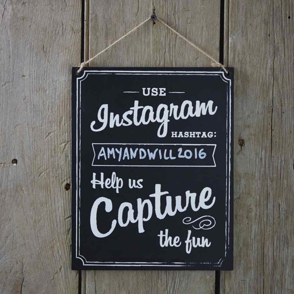 Large Wooden Instagram Sign UK Wedding Favours Large Wooden Instagram Sign UK Wedding Favours