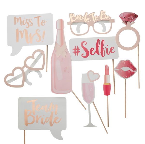 Picture of Photo Booth Props - Team Bride