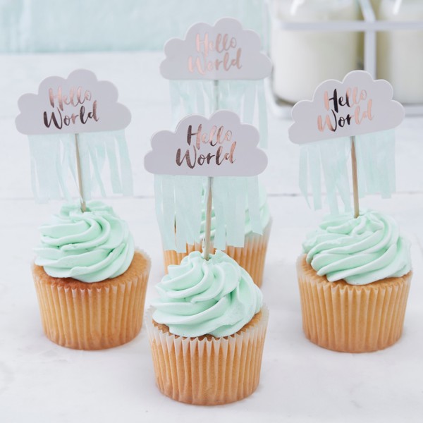 Picture of Cupcake Picks - Hello World