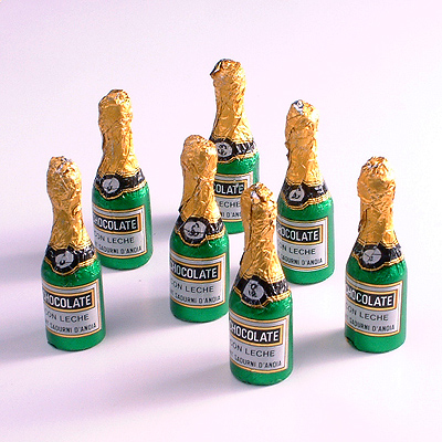 Picture of Chocolate Champagne Bottles