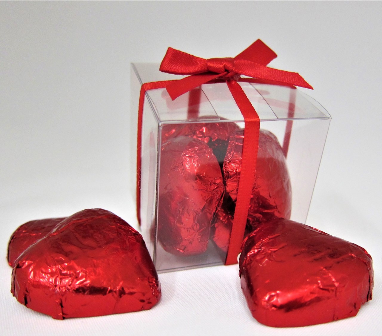 Ready Made Chocolate Heart Favour Boxes UK Wedding Favours