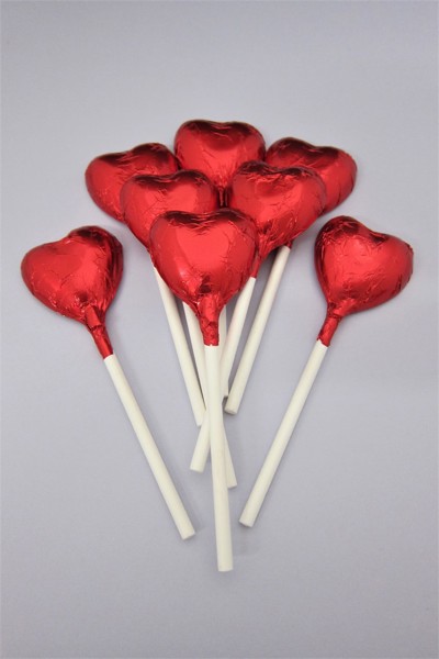 Picture of Chocolate Heart Lollipops