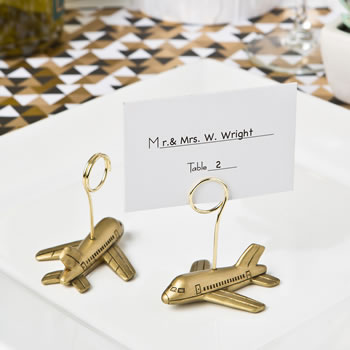 Picture of Airplane Place Card Holder