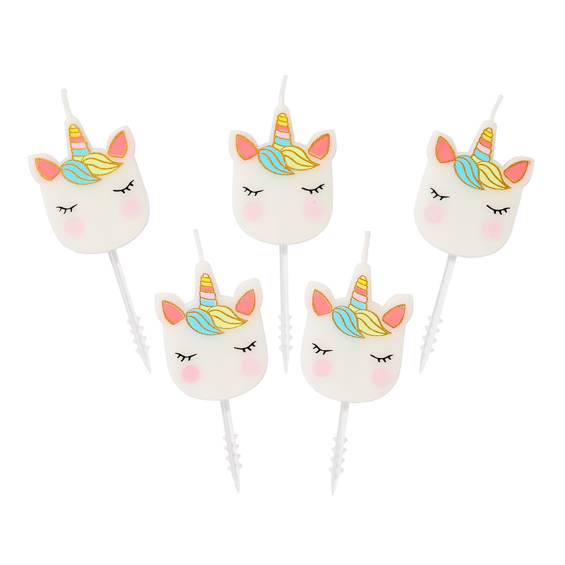 Unicorn Birthday Cake Candles UK Wedding Favours