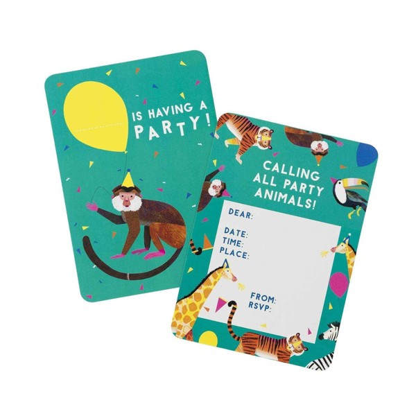 Picture of Animal Party Invitations