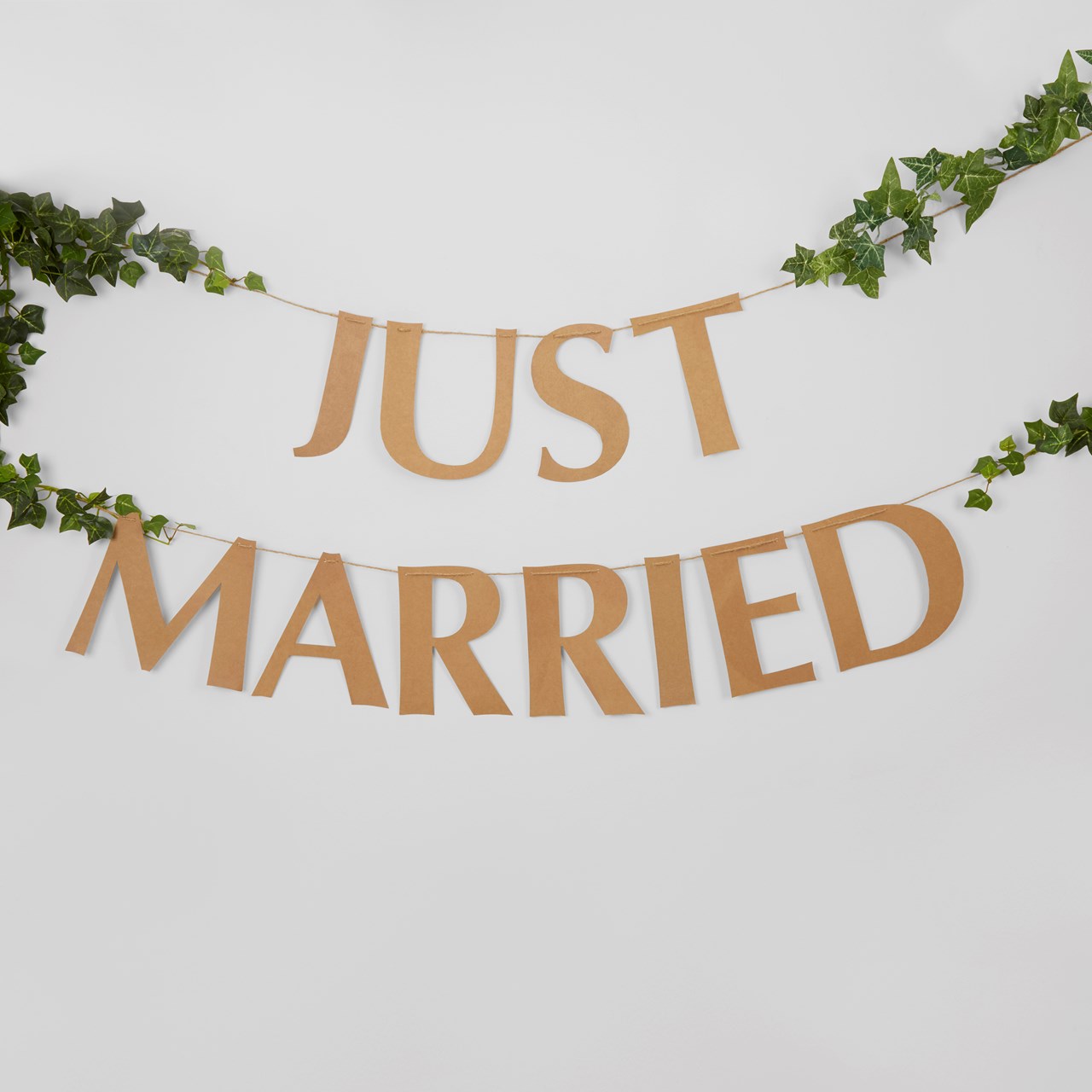 Picture of Just Married Rustic Style Bunting