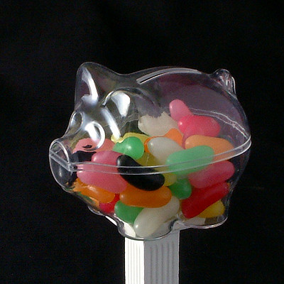 Picture of Acrylic Pig Favour with Sweet Filling