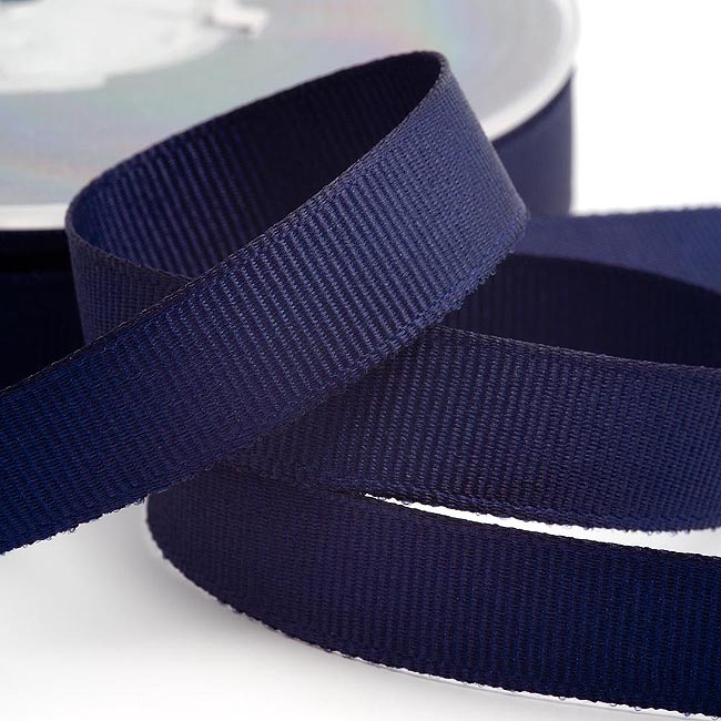 DIY Grosgrain Ribbon in Navy | UK Wedding Favours