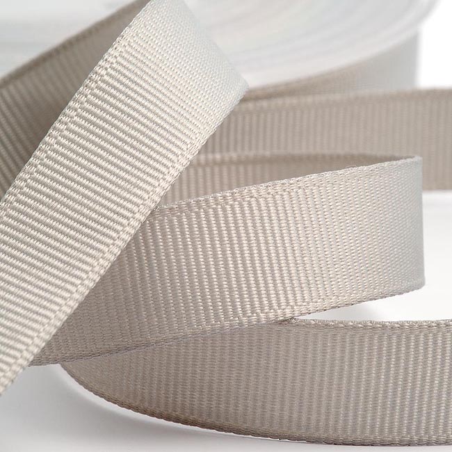 DIY Grosgrain Ribbon in Silver UK Wedding Favours