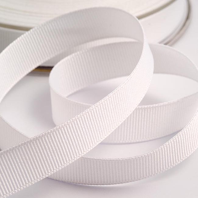Picture of DIY Grosgrain Ribbon in White