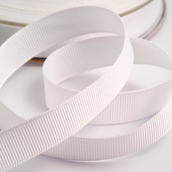 Picture of DIY Grosgrain Ribbon in White
