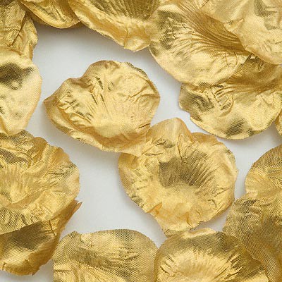 Picture of Fabric Petals in Gold
