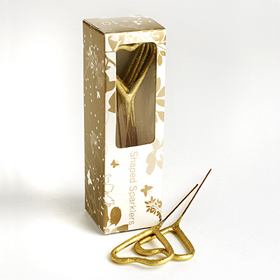 Picture of Sparklers - Gold Hearts