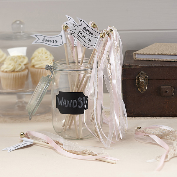 Picture of Wedding Wands - Vintage Affair in Light Pink
