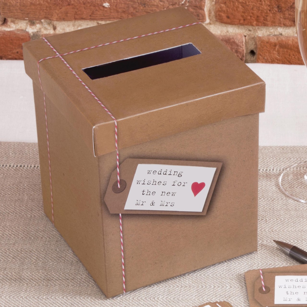 Picture of Just My Type - Wedding Wishes Post Box
