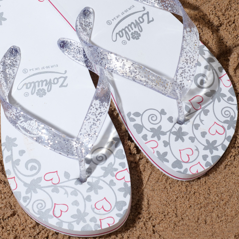 just married flip flops