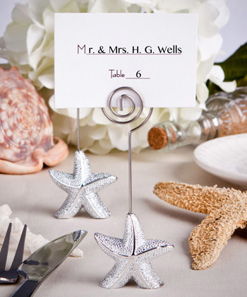 Picture of Shimmering Starfish Place Card Holder Favours
